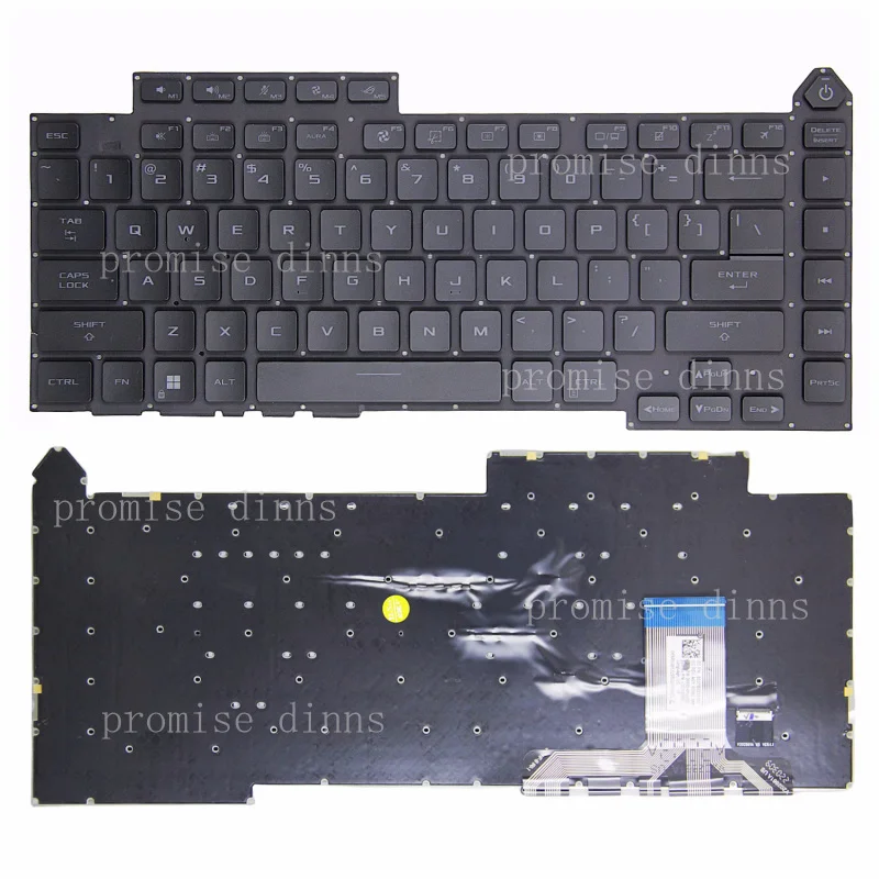 

Новая клавиатура для ноутбуков ASUS ROG 5R G513Q G513QY G513QM G533, US-раскладка, RGB-подсветка