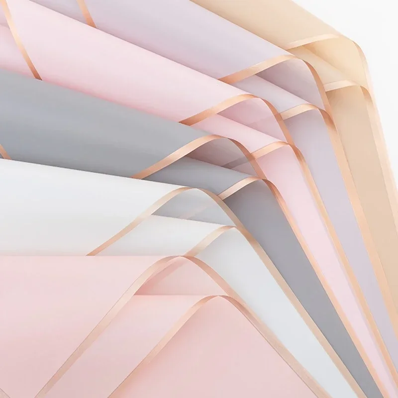 Craft Paper Translucent Waterproof Flower Wrapping Paper Floral Jelly Film Wrapping Flower Paper Wrapping Papers Material