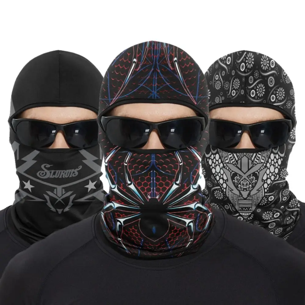 

Funny Ape Mouth Skull Motorcycle Balaclava Lightweight Portable Cycling Full Face Mask Quick Dry Sun Protection Riding Headwear