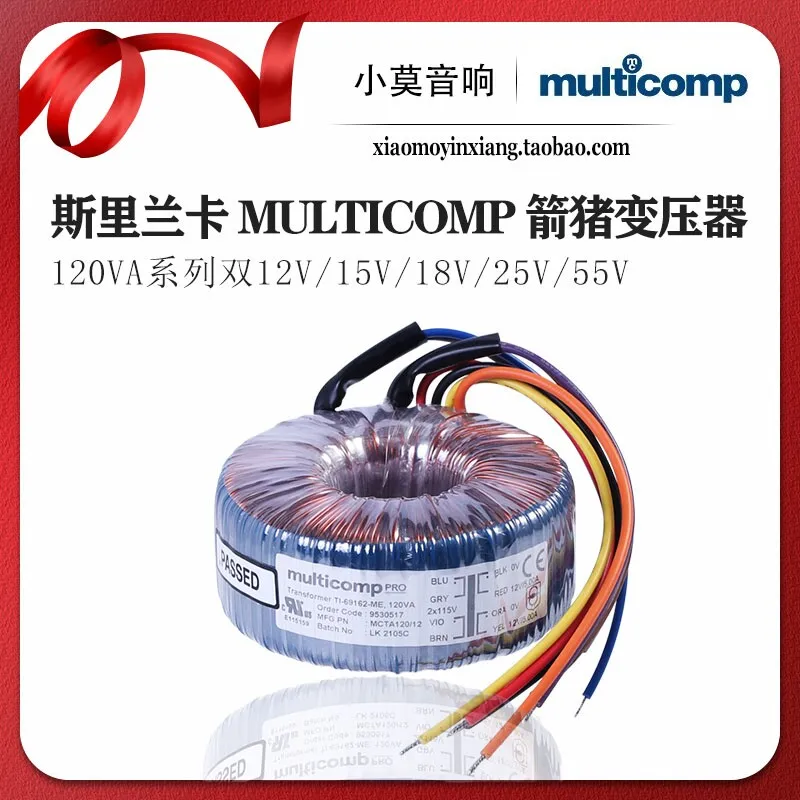 

NORATEL Porcupine 120W Dual 12V 15V 18V 25V Imported Toroidal Transformer