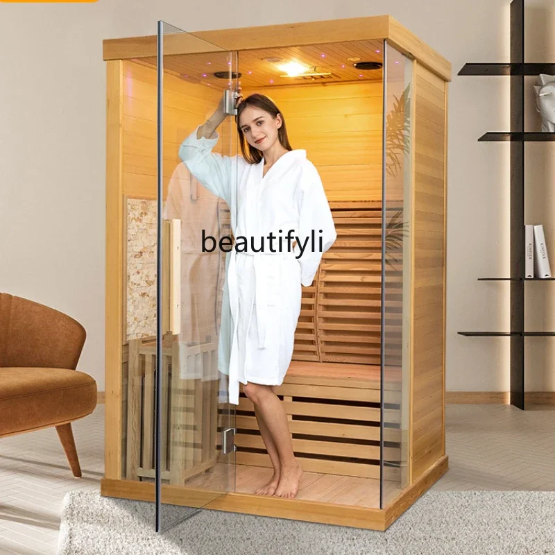 

Household single sauna box double sweat room beauty salon steam sweat fitness commercial