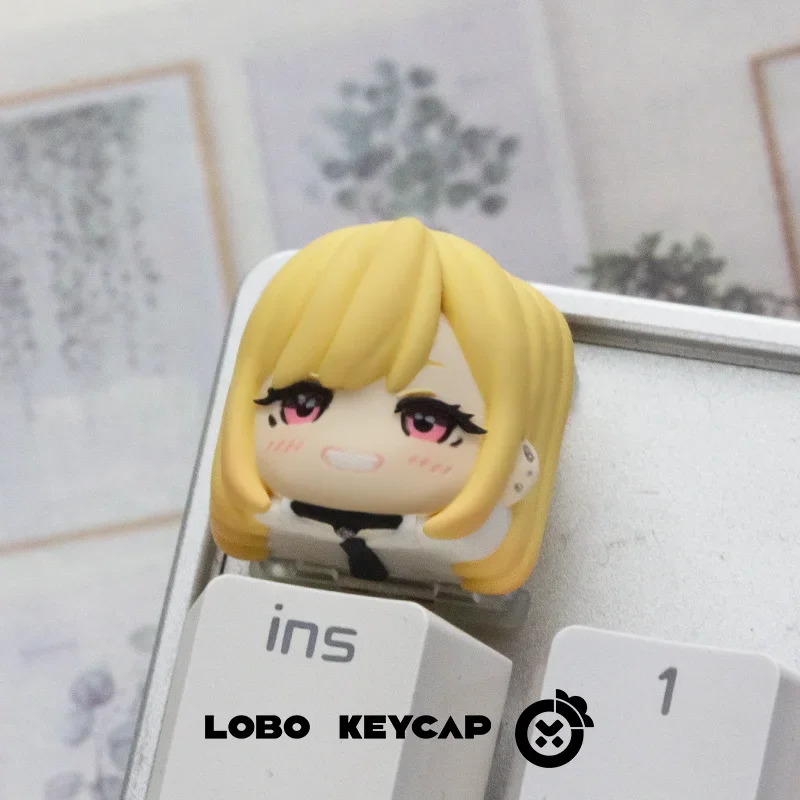 Dressing Doll Falling in Love Keycaps Personalized Customization Kitagawa Marin Mechanical Keyboard Keycap Cartoon Resin Keycaps