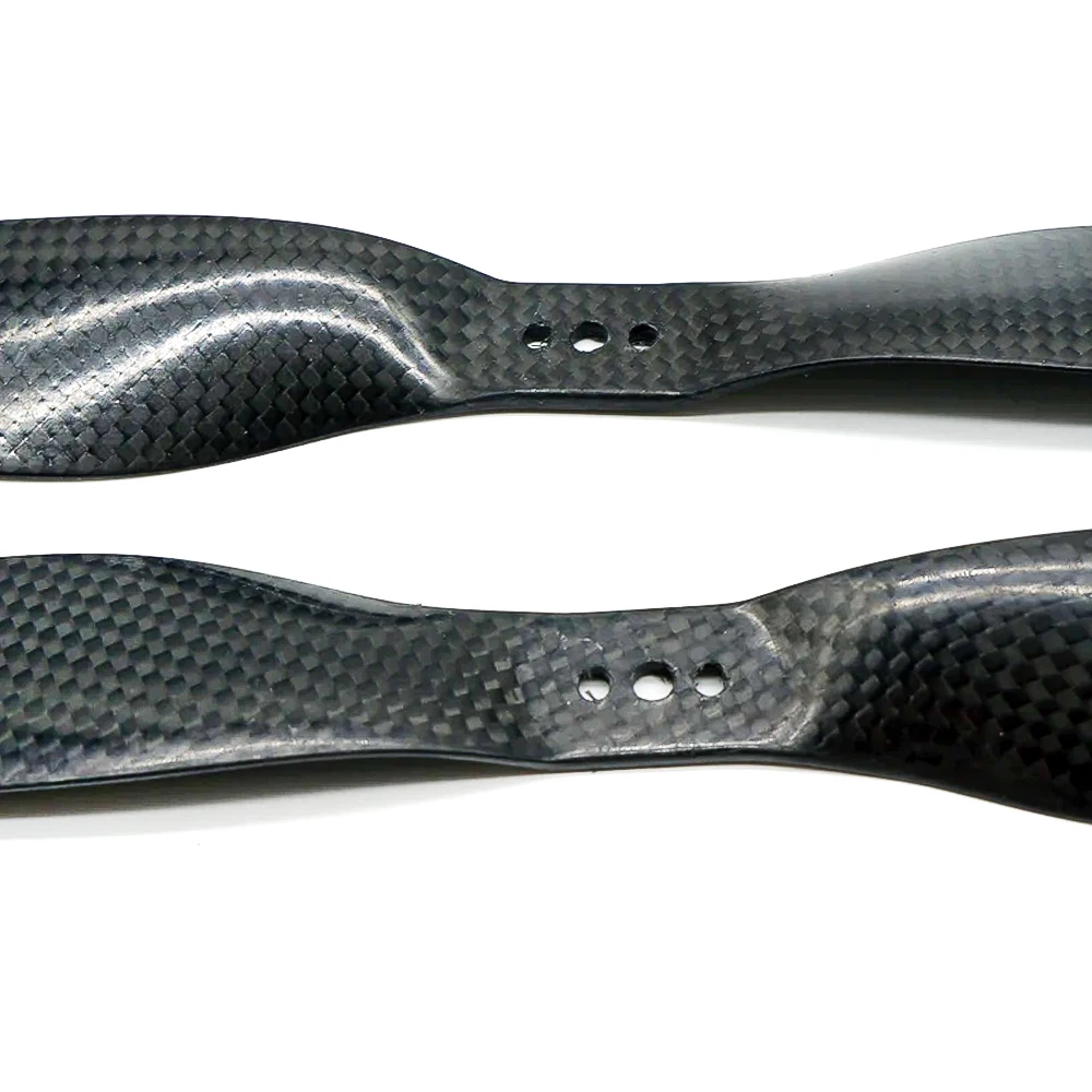 2 Pairs Carbon Fiber Propeller Blade 1255,1355,1455,1555, 8055,9055,1055,1155, 3K For Quadcopter  RC Parts