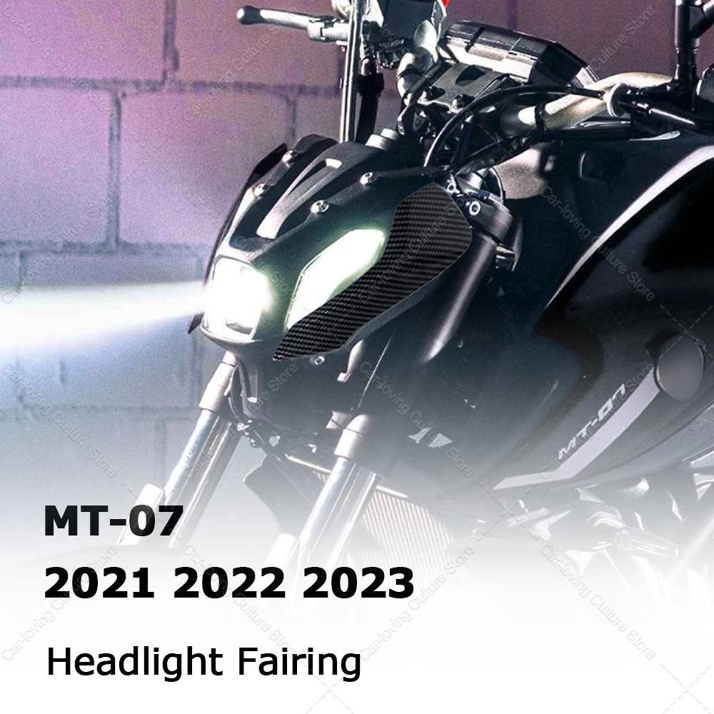 

Motorcycle Accessories Headlight Fairing Carbon Fiber Fairing Headlight Side Panel Headlight Fairing