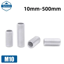 2Pcs M10*1.0mm Hollow Tooth Tube Galvanized Led Lamp Head Link Fixed Base Support Rod Internal Thread Hollow Screw Tube