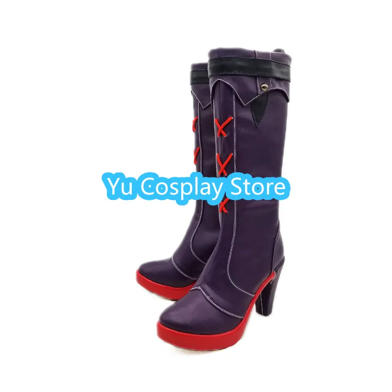 Honkai Impact 3 Yae Sakura zapatos de Cosplay, zapatos de cuero PU, botas de Carnaval de Halloween, utilería hecha a medida