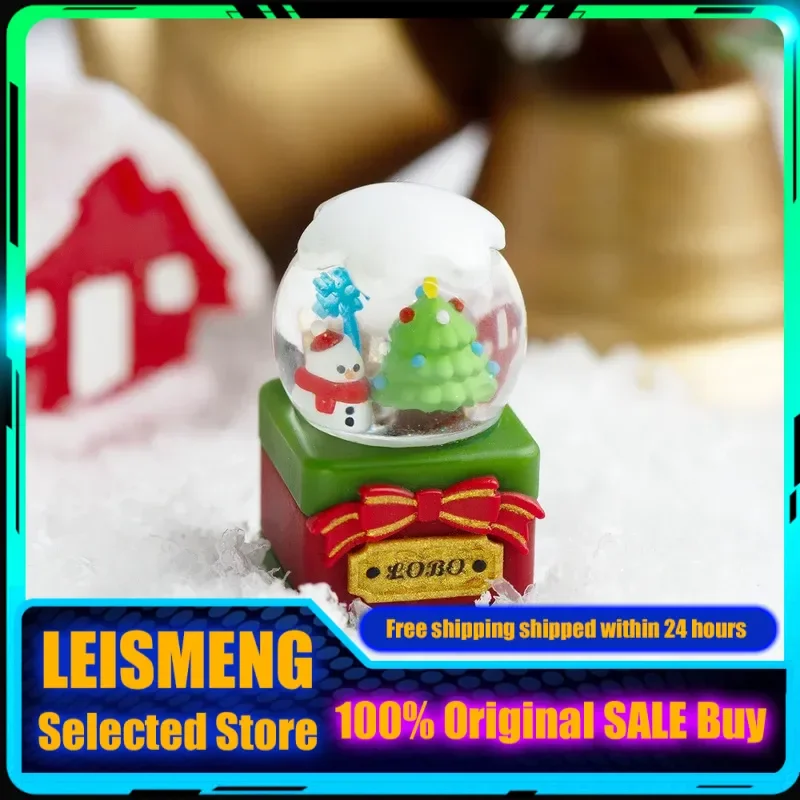 

Christmas themed keycaps crystal balls mechanical keyboard PC gaming keyboards Accessorie collectible gifts customized keycaps
