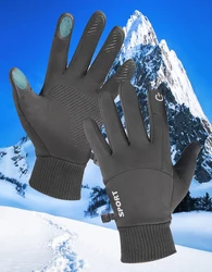 Winterhandschoenen Waterdichte Thermische Sport Handschoen Voor Mannen Vrouwen Voor Hardlopen Fietsen Wandelen Ski Touchscreen Warme Handschoen