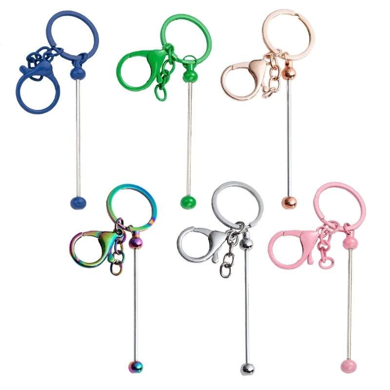 6 sztuk kolorowych breloków koralikami świąteczne wypełniacze do skarpet prezent dla dziecka-studenta