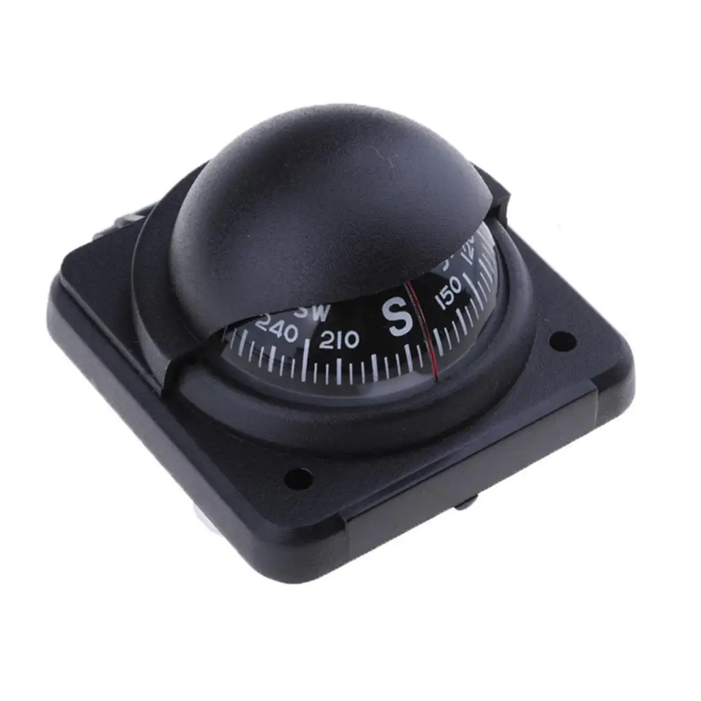 

Black Compass Ball Digital Marine Boat Navigation Car Camping Travel