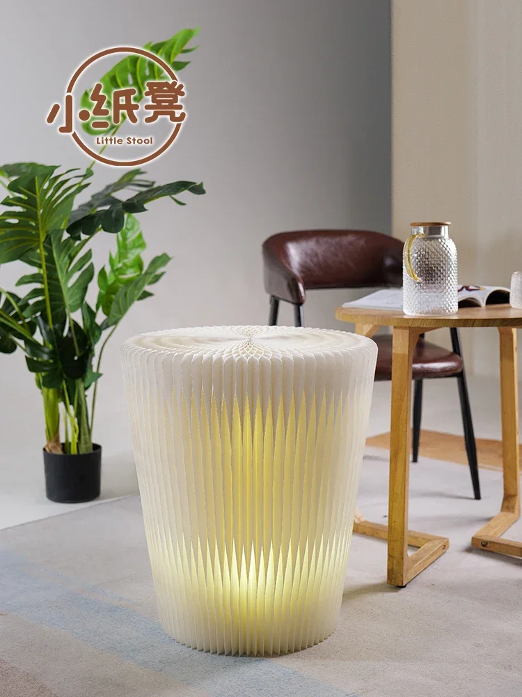 

Creative atmosphere cylindrical round table lamp, floor to ceiling commercial decorative lamp, living room bedroom lamp