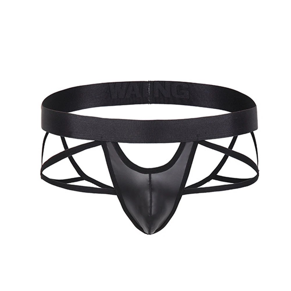 Jockstrap amissié pour homme, caleçon sexy à bout ouvert, sous-vêtement