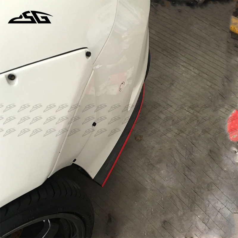 

For Mercedes Benz CLA Class W117 CLA200 260 Carbon Fiber Rear Bumper Lip Splitter Side Fins Winglet Canards Flaps Apron Body Kit