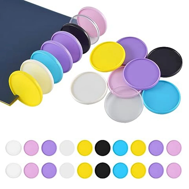 Discos de Expansão para Notebooks Planner Scrapbooking, Anéis Binder Coloridos, Livro Encadernação, Durável