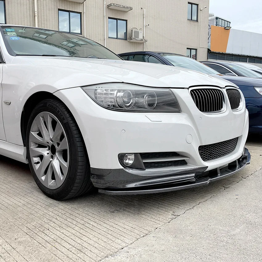 For BMW 3 Series E90 E91 LCI 320i 2009-2012 Front Bumper Lip Splitter Spoiler Canards Body Kit Exterior Modification Trim ABS - view 5