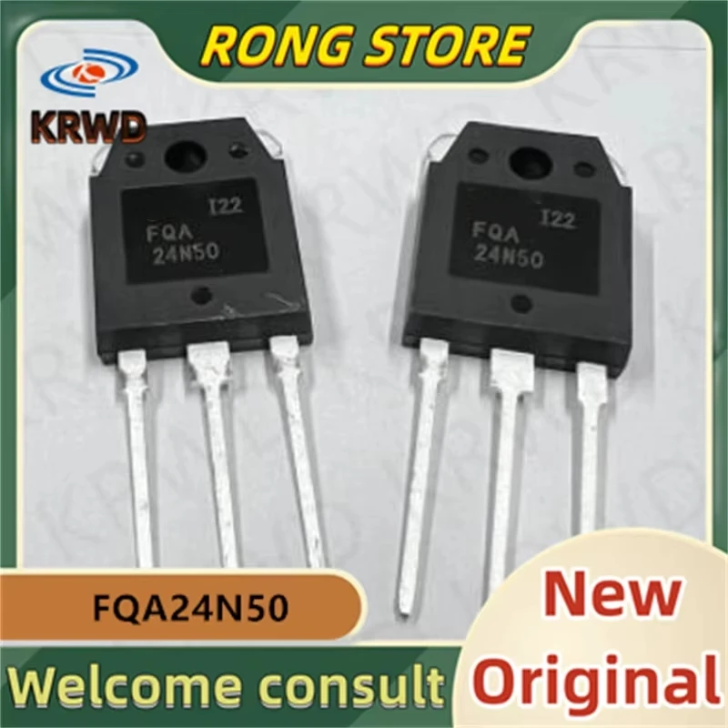 5PCS FQA24N50 New and Original Chip IC FQA24N50 24N50 FDA24N50 TO-3P MOSFET ultrasonic
