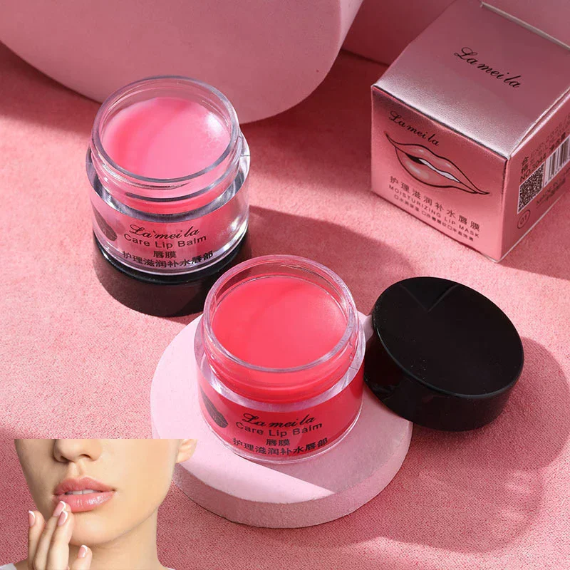 Mascarilla labial hidratante para reducir las líneas de los labios, bálsamo labial hidratante para reducir la piel muerta, productos de maquillaje, cuidado de los labios
