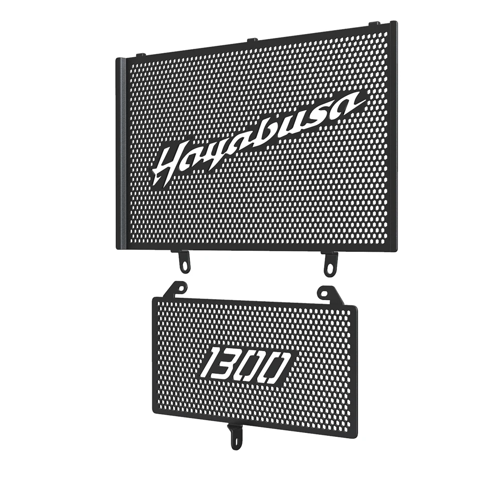 Motorcycle Accessories Radiator Grille Guard Cover Oil Cooler Guard Set For Suzuki GSX 1300R Hayabusa 1999-2023 2022 2021 2020