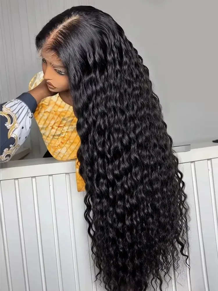 

200 Density Curly 13x6 HD Lace Frontal Human Hair Wigs Brazilian 30 40 42 Inch Loose Deep Wave 13x4 Lace Front Wig For Women