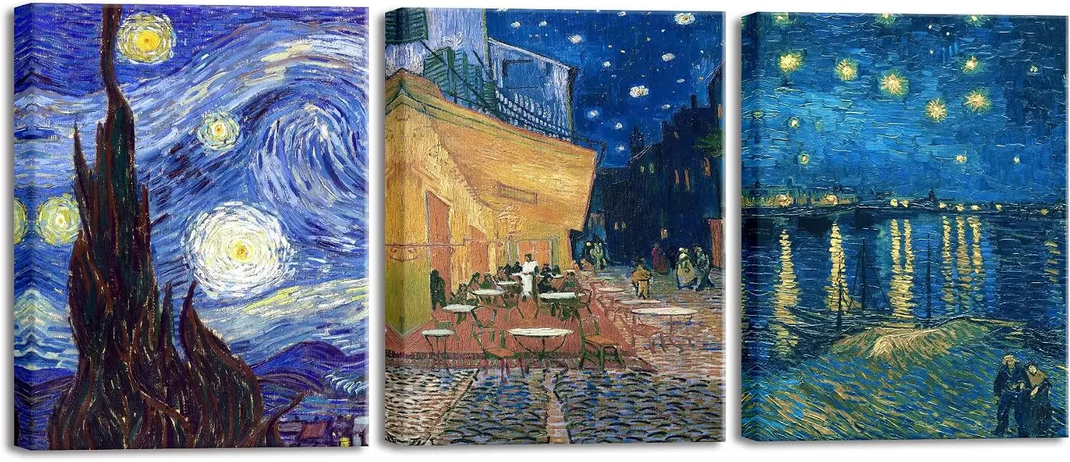Vincent van gogh cafe terrace at night-AliExpress