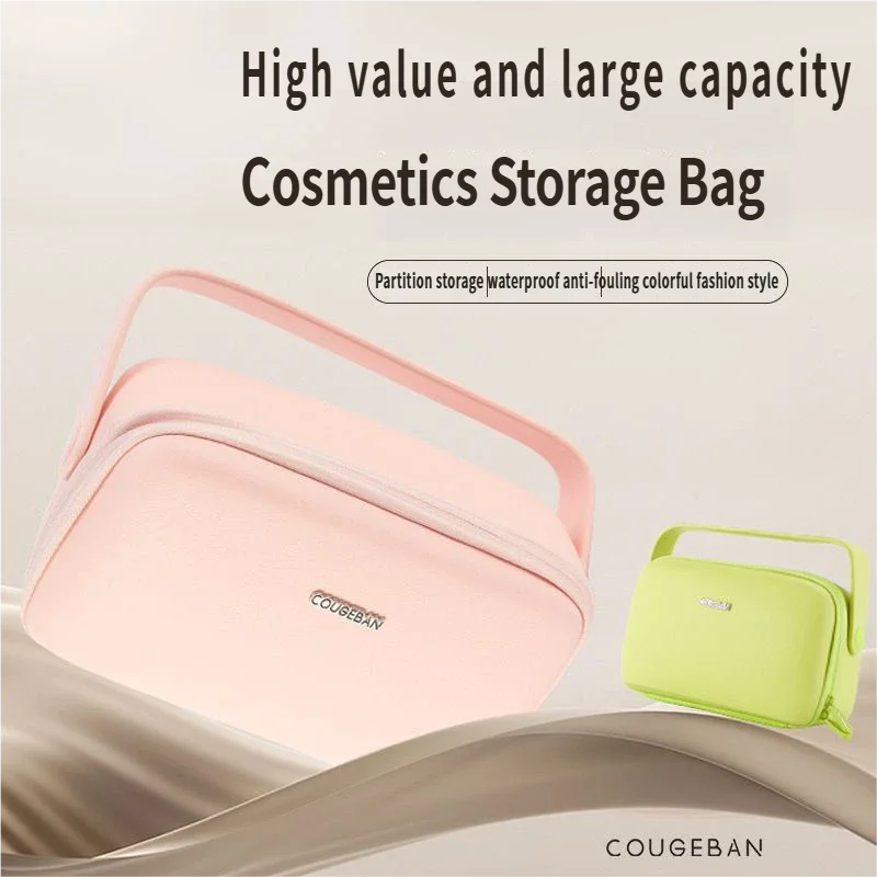 

Большая вместительная портативная косметичка для женщин, новая модель, сумка-органайзер для кистей, высококачественный дорожный несессер