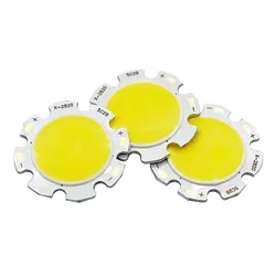 Chip de diodo emisor de luz COB, 10 piezas, 3W, 5W, 7W, 10W, 2828 CRI80, cálido/Natural/blanco para bombilla LED Cob DIY