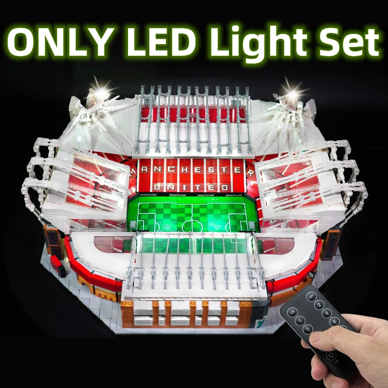 

IN STOCK Remote Control LED Light Set For Old Trafford Manchester United Compatible With LEGO 10272 Building Blocks Bricks Toys