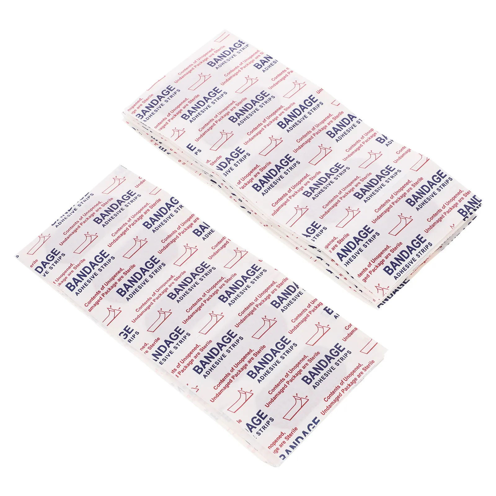 100Pcs Breathable Flexible Elastic Fabric Bandages Comfortable Wound Care Adhesive Bandages for Finger Breathable First