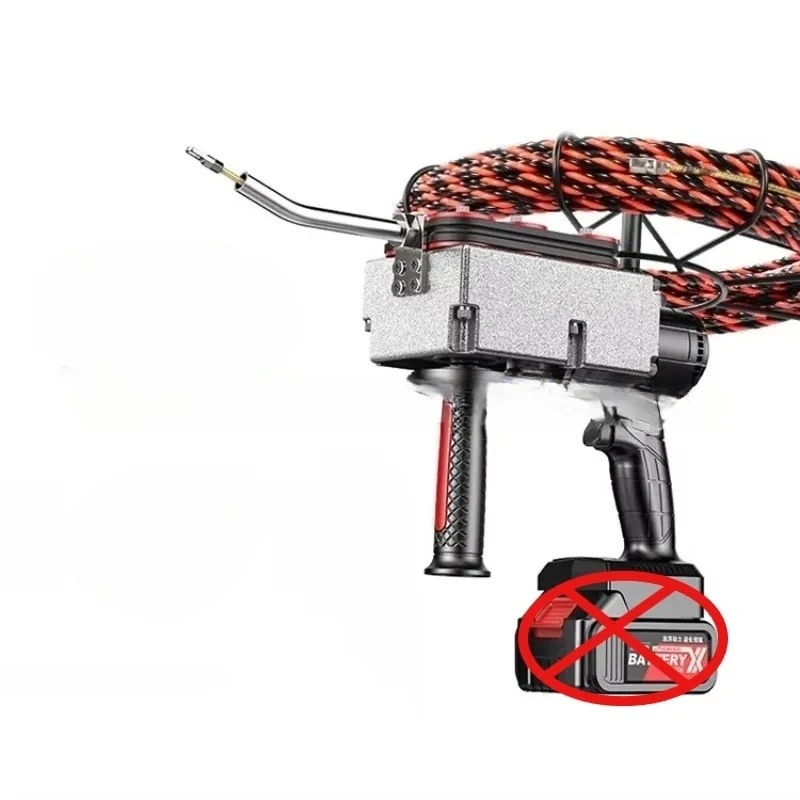 Electrician 21v Brushless Lithium Battery Threading Machine Charging Pipe Electric Wire Pulling Machine