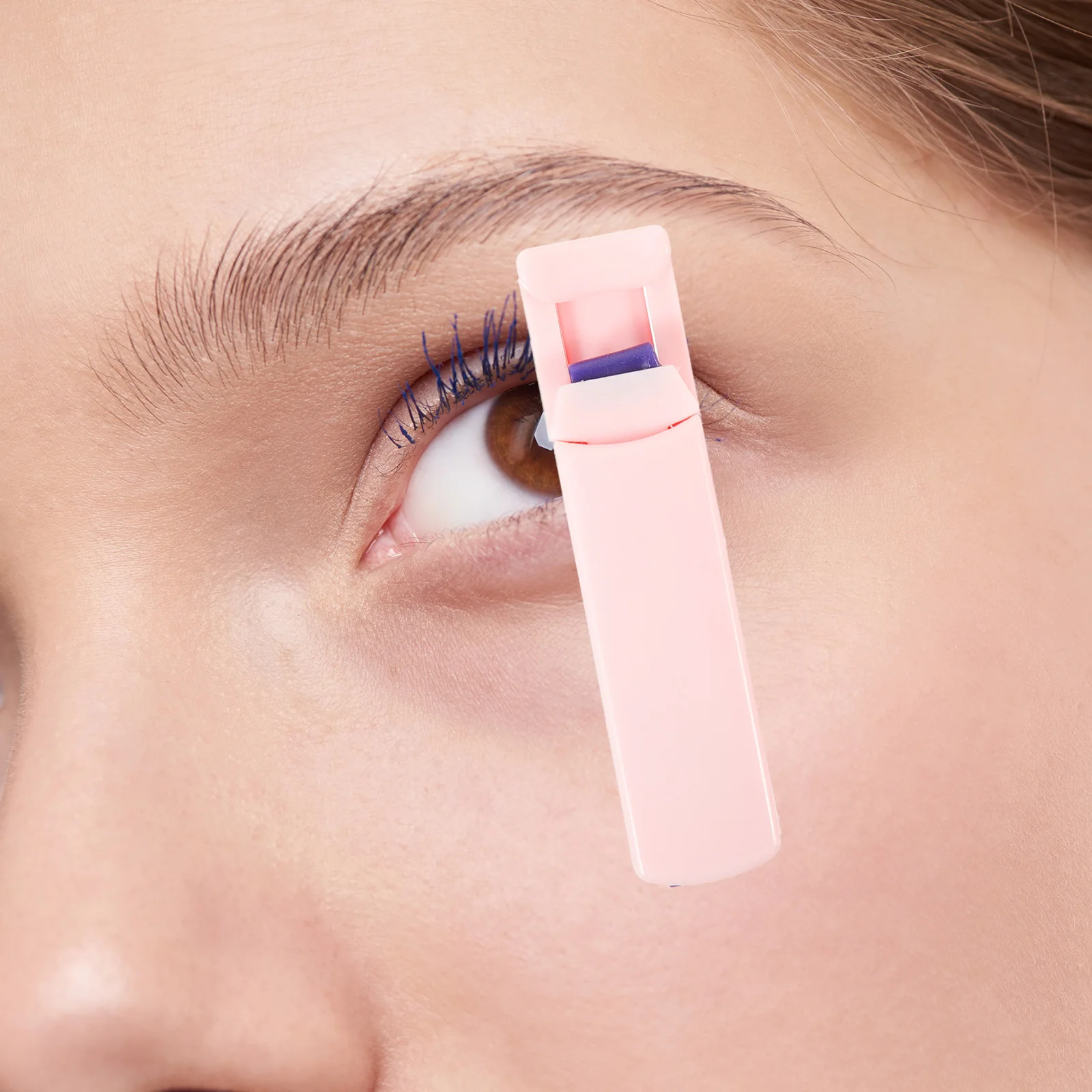 

2pcs Mini Car Shape Plastic Eyelashes Curlers Long Lasting Partial Eye Lashes Curling Device Beauty Makeup Tool Eyelash Tweezers