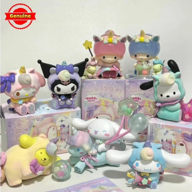 

Genuine Sanrio Paradise Series Blind Box My Melody Cinnamoroll Pochacco Cute Decoration Collect Anime Figure Model Doll Gift Toy
