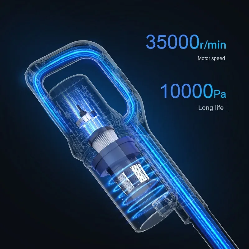 Home Wireless Vacuum Cleaner, Robust and Compact Handheld Device, Silent Operation Ideal for Daily Cleaning Tasks at Home