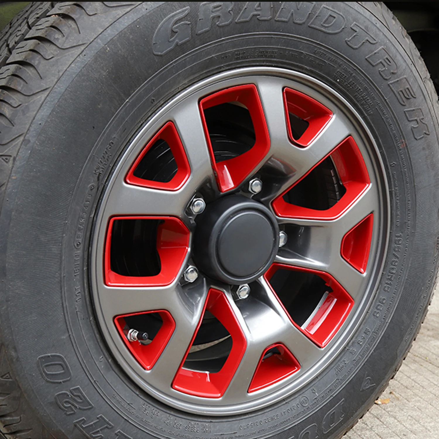 CKEGUO Auto Wielnaaf Cover Achterwiel Center Hub Cap Protector voor 2019-2025 3-Deur 5-Deur Suzuki Jimny Exterieur Accessoires