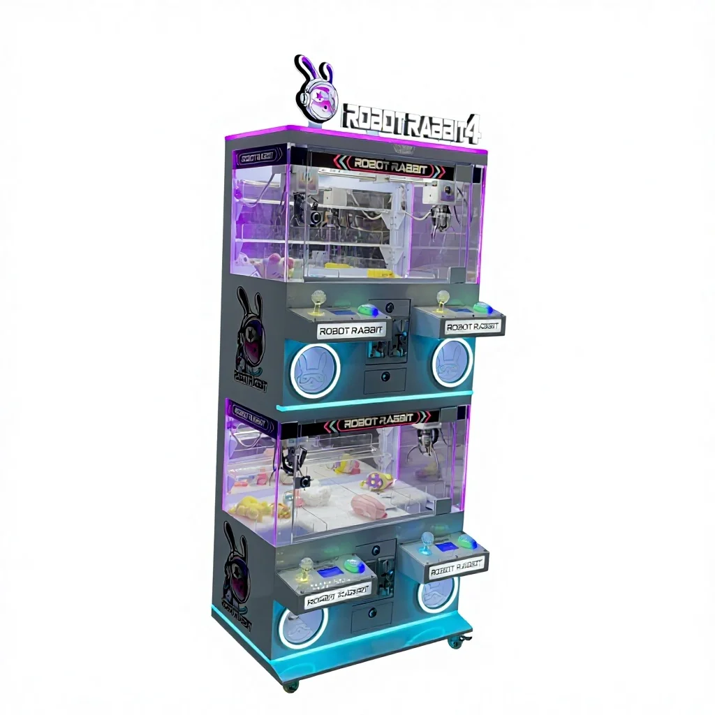 

Hot Selling 4 Player Premium Claw Machine Commercial Arcade Game on Indoor Amusement Equipment Amusement Park Rides