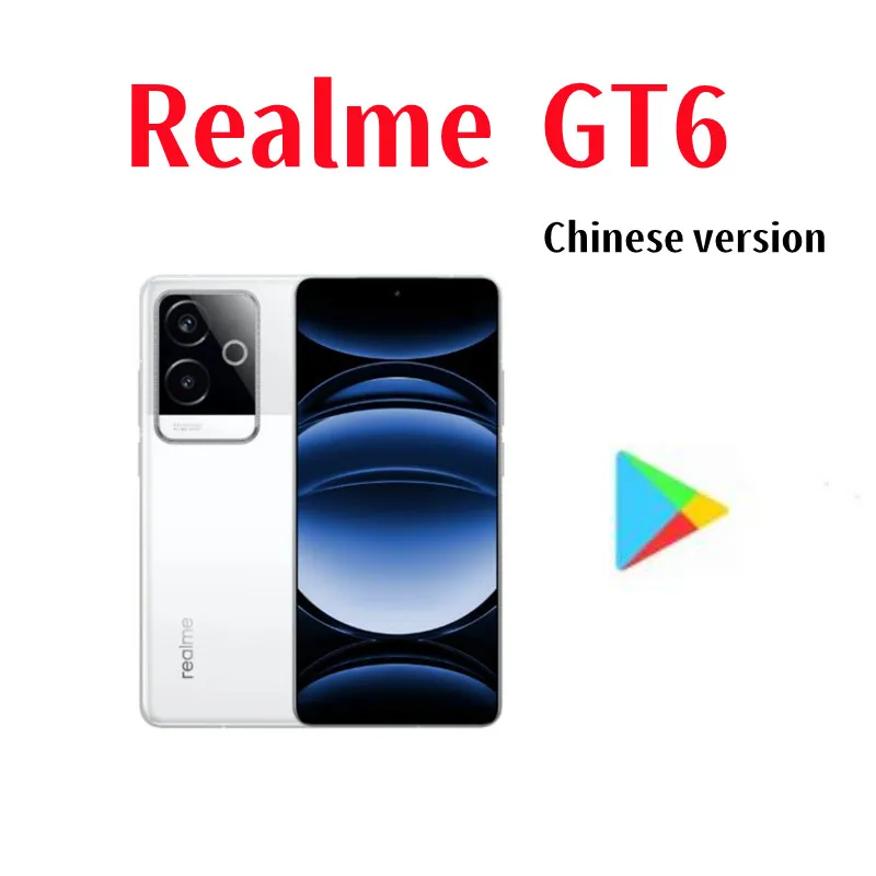 جديد وأصلي Realme GT 6 Snapdragon8 Gen3 6.78 120 هرتز AMOLED 5800mAh 120W SuperVOOC 50MP IMX890 OIS NFC OTA النسخة الصينية