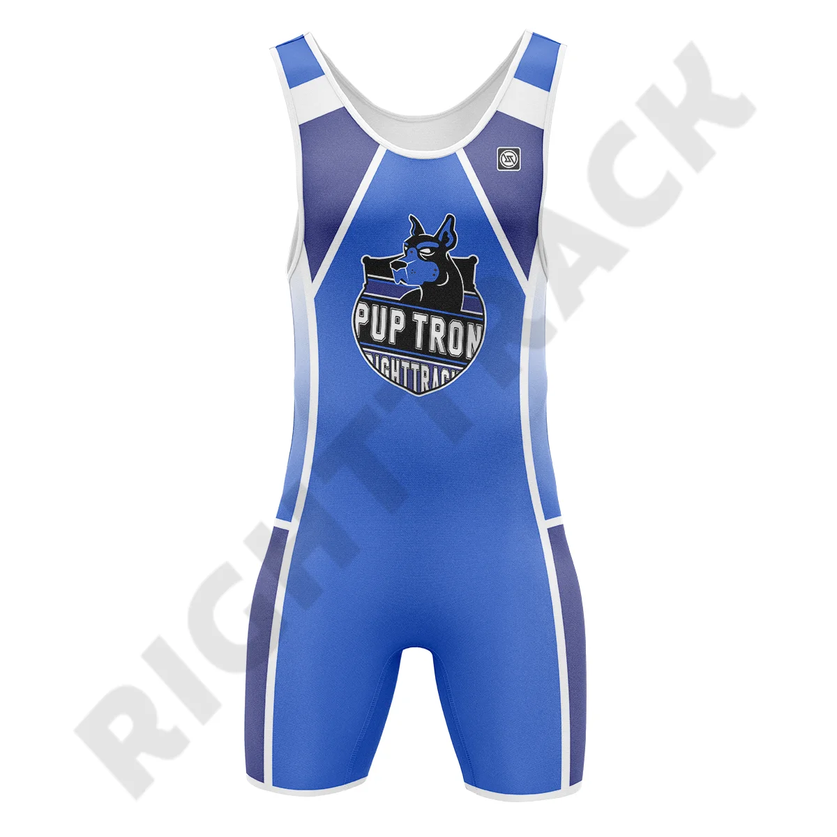 New Arrivals Pup Tron Zipper Singlet Body Suit RightTrack CB13 One-Piece Sleeveless Men‘s Fun Clothing