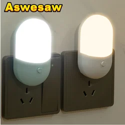 침대 옆 램프 야간 조명 EU 미국 플러그 LED 야간 조명 AC220V, 어린이 침실 램프 선물, 귀여운 야간 램프, 복도 WC용