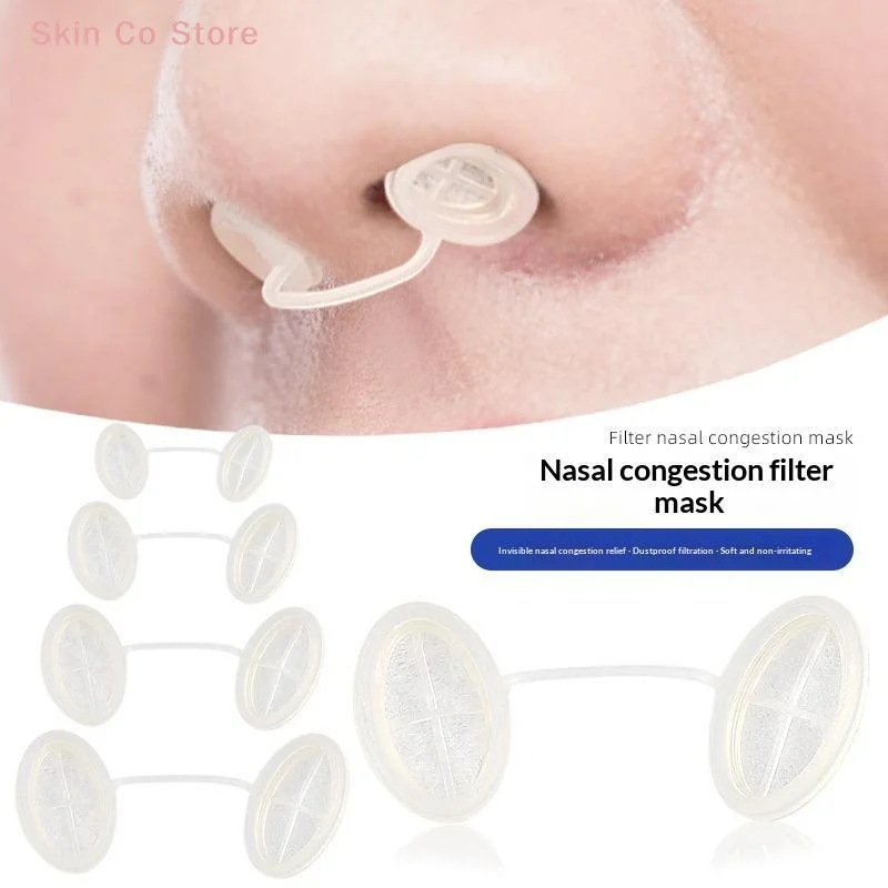 [CO]Invisible Nasal Filters With Dust Pollen Filtration And Soft Silicone Perfect For Outdoor Travel Allergy Protection[CO]