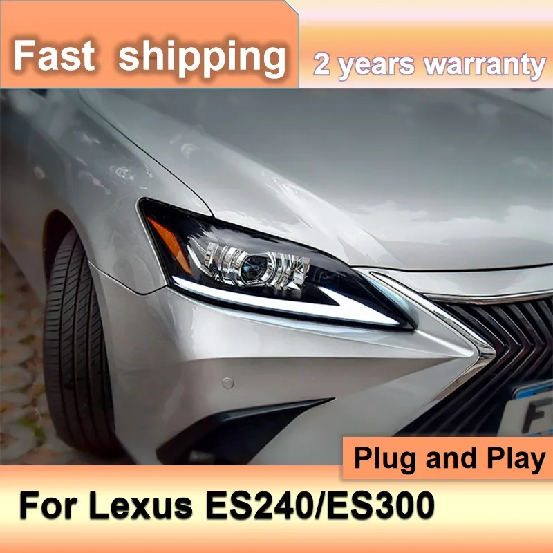 

Car Accessories for Lexus ES Headlights 2006-2012 ES240 ES260 ES300 Head Light ES350 ES360 LED DRL Dynamic Turn Signal High Beam