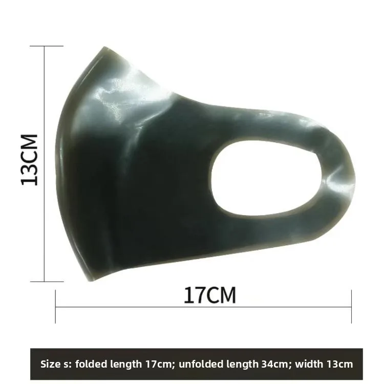 Maschera Facciale Elastica in Lattice Nero, Design 3D Senza Cuciture, Alta Elasticità, Vestibilità Confortevole, Unisex per Adulti, Uso Quotidiano e Cosplay