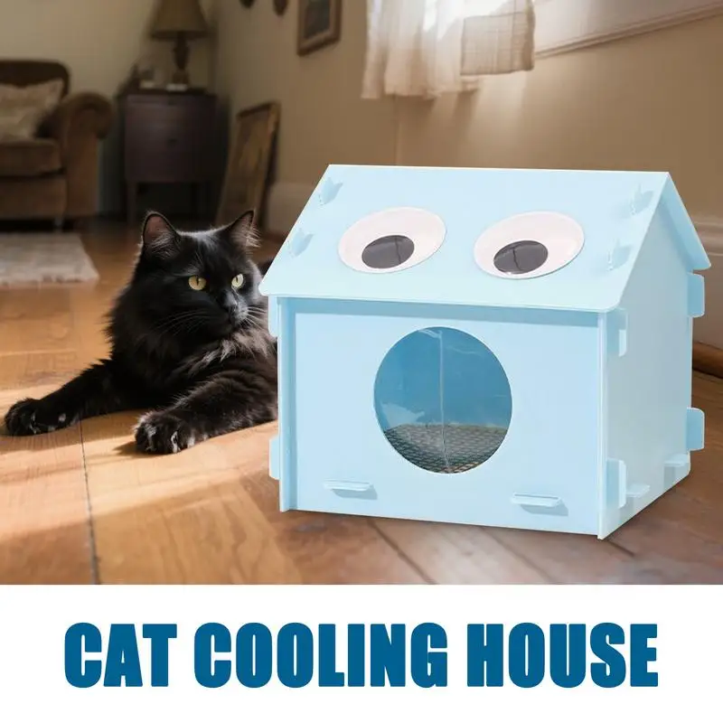 

Pet Cooling House Air Conditioning Cat Shelter Nest Waterproof Dog Sleeping Nest For Indoor Outdoor Bedroom Balcony Living Room