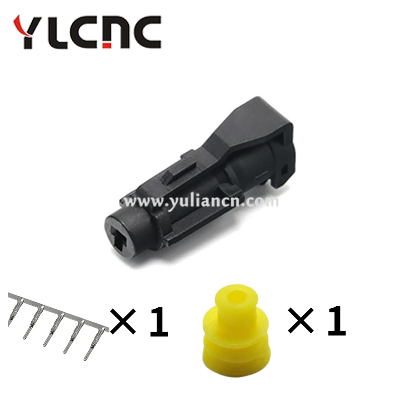 YLCNC factory direct sales 1Set 1Pin Auto Waterproof Connector SWP Style Adapter Plug 7222-7414 7123-7414 MG640280-5 MG610278-5