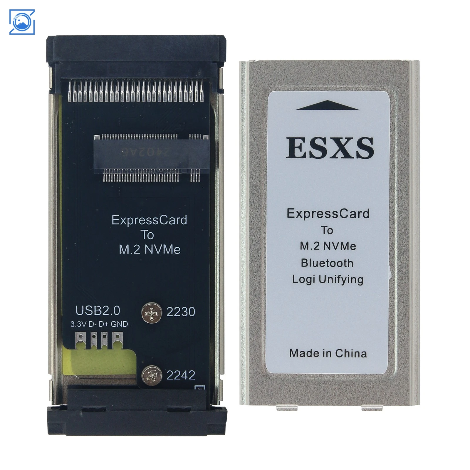 

Карта адаптера ExpressCard To M.2NVMe Bluetooth Logi Unifying SSD 2230X201 X230 T40 Карта расширения для ноутбука USB2.0 DIY
