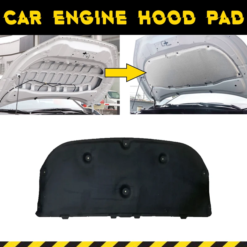 Car Engine Hood Pad For Honda Accord 10th Gen CV1 CV2 CV3 2018-2022 Heat Insulation Cotton Soundproof Cover Sound Accessories