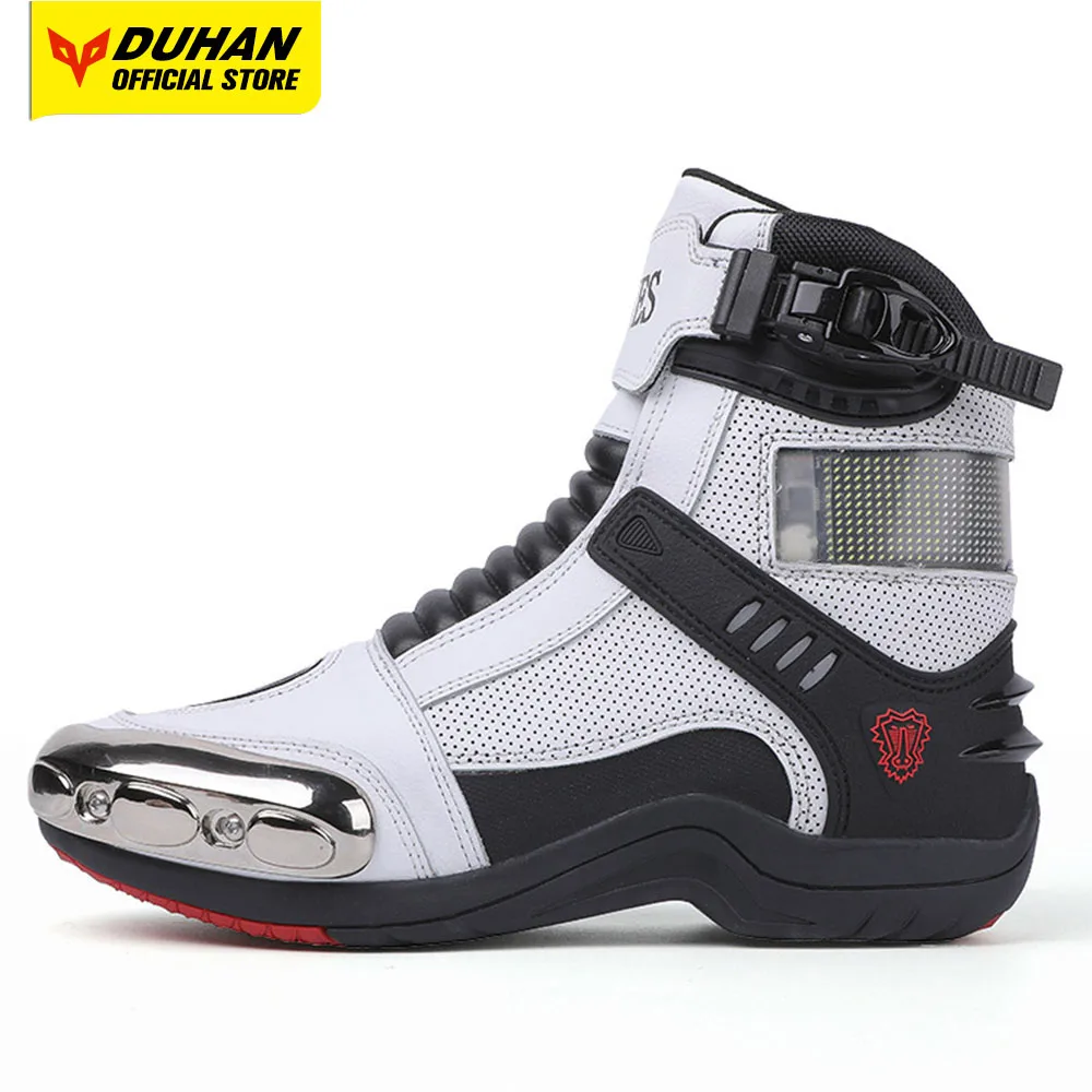 Wear Resistant Motorcycle Riding Boots Anti Slip And Anti Fall Motorcycle Boots Men's Outdoor Protective Motorbike Boots