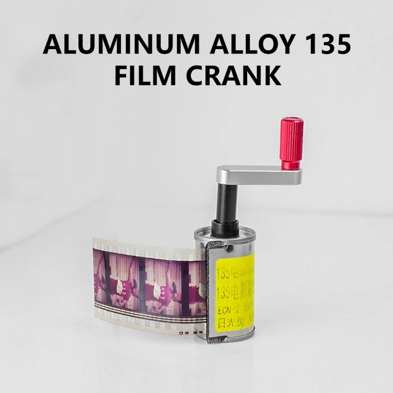 Film Winding Crank Film Loader for All 135 Film Cassette Film Winding Spanner Aluminum Film Manual Roll Extension Handle