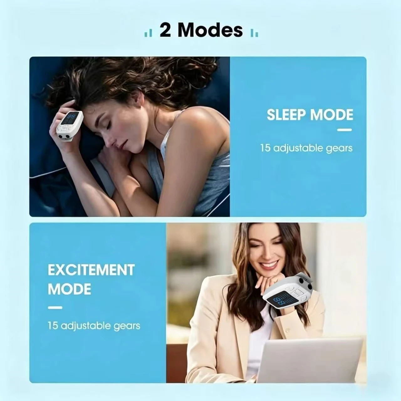 Patented Vagus Nerve Wearable Device for Anxiety & Better Sleep, Non-Invasive Ear Stimulator Stress Relief Aid