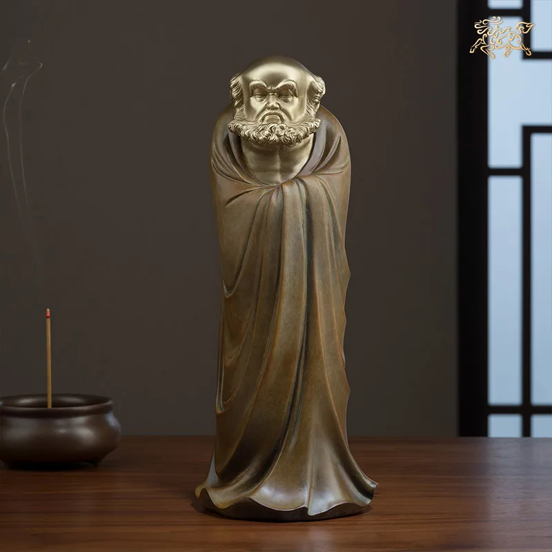 Буддизм Даосизм Даома ЧУши Будда Бог статуя Духовное искусство Домашняя семья эффективный талисман ФЭН ШUI Медная скульптура ручной работы Буддизм Даосизм Даома ЧУши Будда Бог статуя Духовное искусство Домашняя семья эффективный талисман ФЭН ШUI Медная скульптура ручной работы