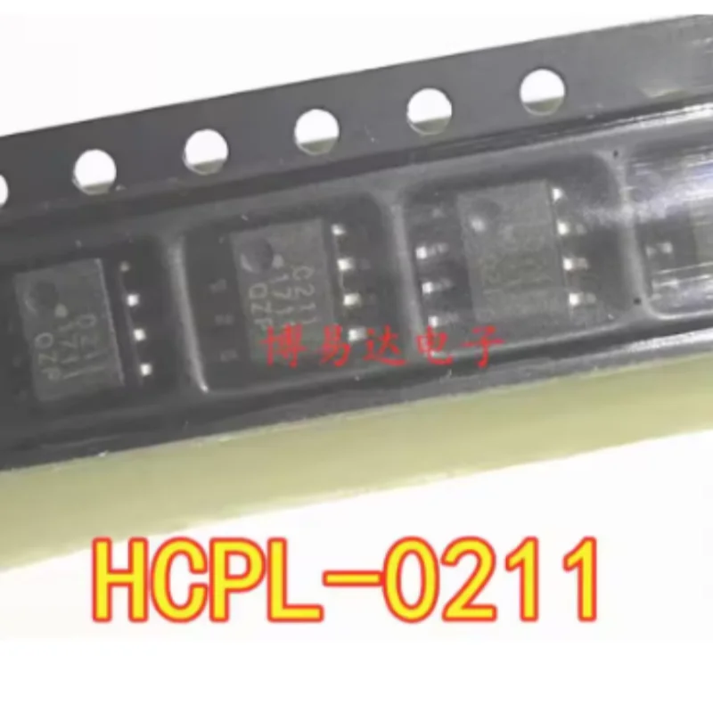 10PCS HCPL‑0211‑500E SOIC‑8 High Speed Optocoupler Opto‑Isolator Photocoupler IC Original New Electronic Components