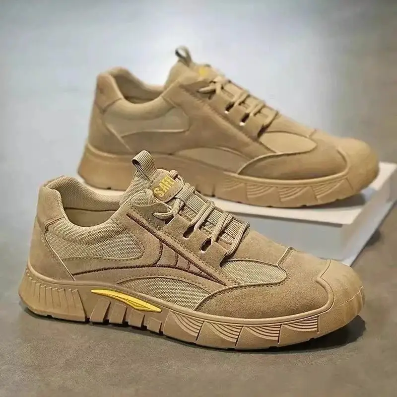 Men's Work Shoes Autumn New Style Sports Shoes Anti-slip Wear-resistant Labor Protection Shoes for Climbing And Working